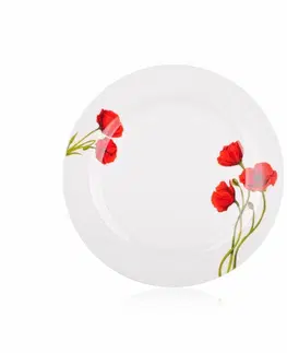 Sady riadu Banquet Red Poppy 18-dielna tanierová súprava 