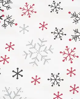 Obliečky 4Home Bavlnené obliečky Snowflakes, 140 x 200 cm, 70 x 90 cm