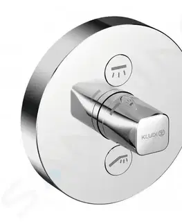 Kúpeľňové batérie KLUDI - Push Batéria pod omietku pre 2 spotrebiče, chróm 387120538