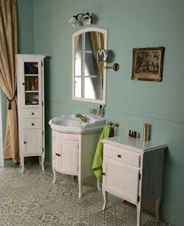 Kúpeľňa SAPHO - RETRO umývadlová skrinka 60x80x45cm, starobiela 1684