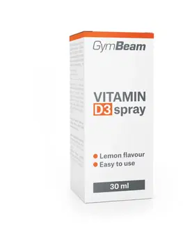 Vitamín D GymBeam Vitamín D3 Sprej 30 ml citrón