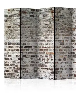 Paravány Paraván Old Walls Dekorhome 135x172 cm (3-dielny)