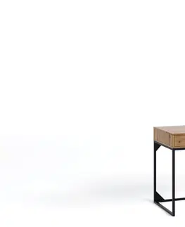Sektorový nábytok ArtGiB Písací stolík OLIER OL-01 Olier farba: biela / dub artisan