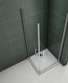 Sprchovacie kúty H K - Sprchovací kút SOLO D1 R707, 70x70x185, s dvoma jednokrídlovými dverami, rohový vstup SE-SOLOD1R707