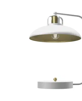 Lampy  Stolná lampa FELIX 1xE27/60W/230V biela 