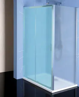 Sprchovacie kúty POLYSAN - EASY sprchová bočná stena 700, sklo BRICK EL3138