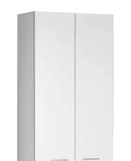 Kúpeľňa AQUALINE - ZOJA/KERAMIA FRESH skrinka vysoká 50x184x29cm, biela, zásuvky 51291