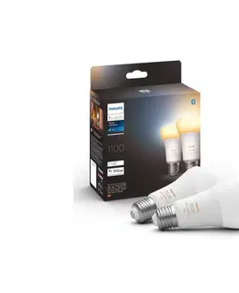LED osvetlenie Philips SADA 2xLED Stmievateľná žiarovka Philips Hue WHITE AMBIANCE E27/8W/230V 2200-6500K 