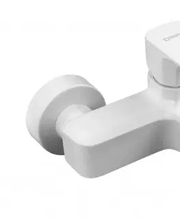 Kúpeľňové batérie SAPHO - SPY nástenná vaňová batéria, biela matná PY10/14