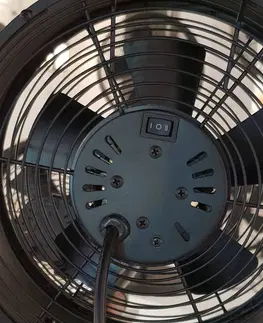 Stolné ventilátory / Stojanové ventilátory Beacon Lighting Stolný ventilátor Breeze, Ø 20 cm, bronz/orech