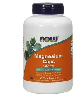 Magnézium NOW Foods Magnézium 400 mg 180 kaps.