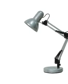 Lampy Brilagi Brilagi - Stolná lampa ROMERO 1xE27/60W/230V strieborná 