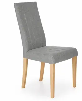 Čalúnené stoličky Stolička Diego drevo/velvet dub/inari 91 47x59x99
