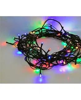 Vianočné dekorácie Solight Vianočná reťaz 200 LED farebná, 20 m