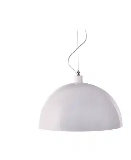 Závesné svietidlá Aluminor Aluminor Dome závesné svietidlo, Ø 50 cm, biela