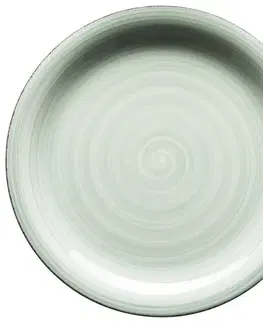 Taniere Mäser Keramický plytký tanier Bel Tempo 27 cm, zelená