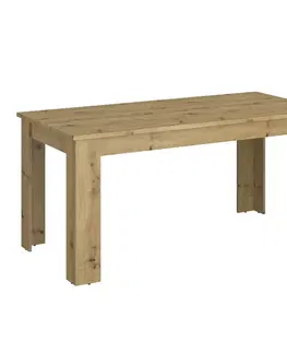 Jedálenské stoly Jedálenský rozkladací stôl, dub artisan, 160-210x80 cm, AIRON