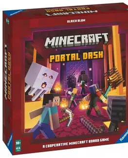 Hračky rodinné spoločenské hry RAVENSBURGER - Minecraft: Portal Dash
