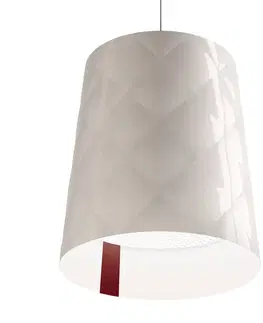 Závesné svietidlá Kundalini Kundalini New York závesná lampa, Ø 45 cm, biela