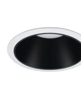 Zapustené svietidlá Paulmann Paulmann Cole bodové LED, čierno-biele