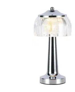 Lampy  LED Stmievateľná stolná lampa LED/1W/5V 3000-6000K 1800 mAh chróm 