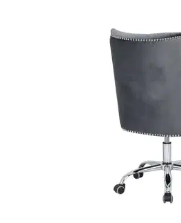 Kancelárske stoličky LuxD Kancelárska stolička Jett sivo-strieborná