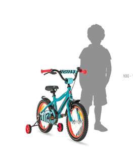 Bicykle KELLYS WASPER 2022 Teal - 10" (100-110 cm)