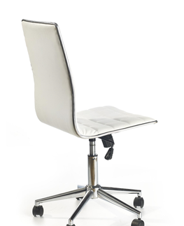 Kancelárske stoličky HALMAR Tirol kancelárska stolička biela