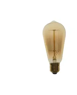 Žiarovky  Priemyselná dekoračná stmievateľná žiarovka SELEBY ST58 E27/60W/230V 2200K 
