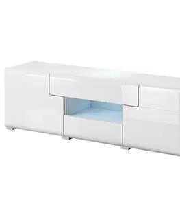 Všetky produkty TV stolík Toledo 41 2d2s biela laminat/biela lesk