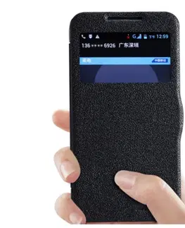 Puzdrá na mobilné telefóny Puzdro Nillkin Fresh Folio pre Lenovo A680, Black 8592118502061