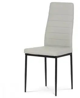 Jedálenské stoličky a kreslá Jedálenská stolička DCL-377 Autronic Sivá