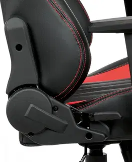 Kancelárske stoličky Herné kreslo E-RACER Autronic Červená
