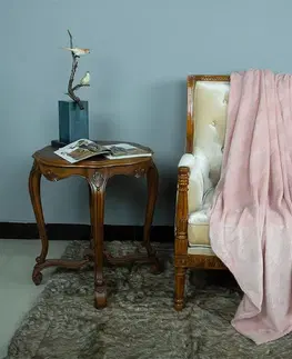 Jednofarebné deky Deka ELINA 170x220 cm ružová
