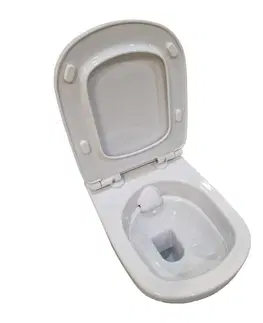 Záchody Rapid SL pre závesné WC 38528SET s chrómovou doskou + WC bez oplachového kruhu Edge + SEDADLO 38772001 EG1