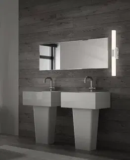 Nástenné svietidlá Briloner Kúpeľňové a zrkadlové svetlo Klak Brilo, chróm, 47 cm