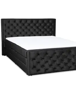 Dvojlôžkové postele Kontinentálna posteľ Suzy 160x200 s topperom Monolith 95
