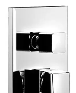 Kúpeľňové batérie AQUALINE - RITMO podomietková sprchová batéria, box, 2 výstupy, chróm RT042