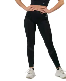 Dámske klasické nohavice Legíny Nebbia FIT Activewear 443 Black - L
