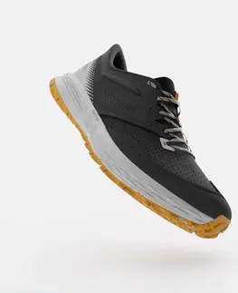 tenis Pánska trailová obuv TR2 sivo-uhľovočierna