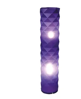 Stojacie lampy Näve Stojaca lampa Elia vo fialovej s nožným spínačom
