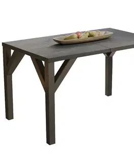 Jedálenské stoly Stôl Baltika 185 betón tmavý