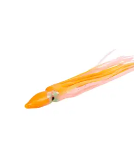 rybolov Umelá nástraha chobotnička 11 cm oranžová 5 ks na morský rybolov