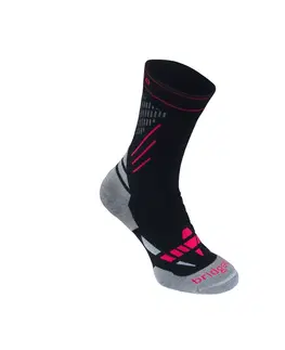 Dámske ponožky Ponožky Bridgedale Ski Nordic Race Women's black/stone/850 M (5-6,5)