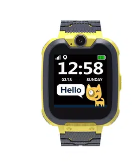 Inteligentné hodinky Canyon KW-31, Tony, smart hodinky pre deti, žlto-čierne - OPENBOX (Rozbalený tovar s plnou zárukou)