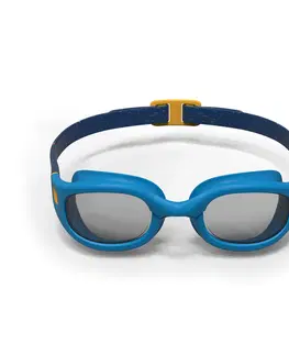 plávanie Plavecké okuliare Soft veľkosť S číre sklá modro-žlté