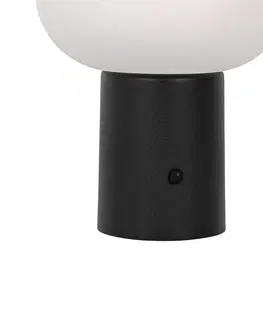 Stolove lampy Stolná lampa čierna vrátane 3-stupňovej stmievateľnej LED - Louise