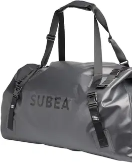 batohy Nepremokavá potápačská taška IPX6 100 litrov - čierno-sivá