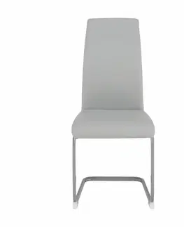 Stoličky Jedálenská stolička, svetlosivá/sivá, NOBATA
