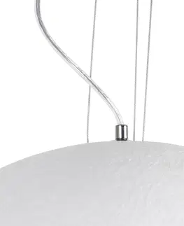 Zavesne lampy Moderná závesná lampa biela 50 cm - Magna